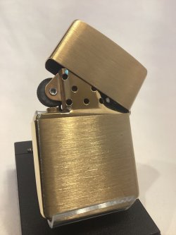 画像3: No.204 記念・限定品ZIPPO BRUSHED SOLID BRASS ブラッシュソリッドブラス TRAMP トランプ 25周年記念 z-6881