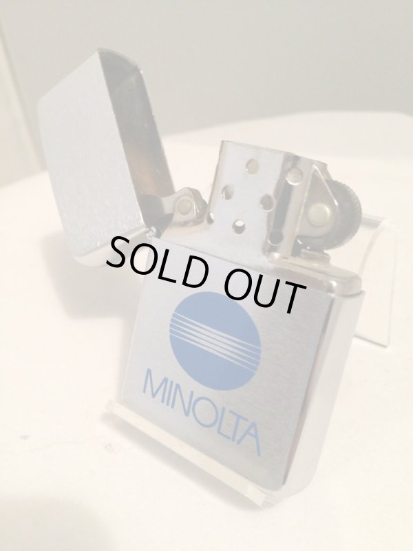 画像1: ○【企業ロゴシリーズ】　MINOLTA（ミノルタ）　ロゴ入りライター
