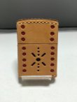 画像2: 貴重　牛革巻き　ライトブラウン　ステッチ　ＺＩＰＰＯ