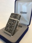 画像2: No.１５００　スターリングシルバースリムZIPPO　シルバーキング　[Z-487]