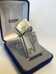 画像2: No.１５００　スターリングシルバースリムZIPPO　ウィンディ　デザイン　[Z-491]