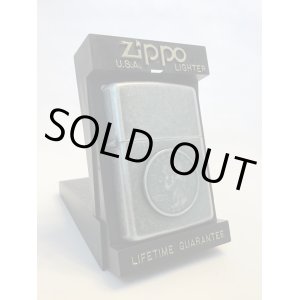 画像: No.200 グリーンアンティークZIPPO 25セントコイン付き  z-1699