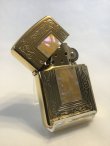 画像3: No.250G ゴールド 天然シェル(白蝶貝)ZIPPO z-1708