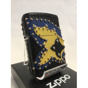 画像: No.200 レザーシリーズZIPPO パイルアップ ブラックビーズ z-1816