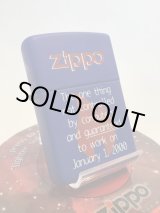 画像: No.229 ENTER MILLENNIUM ZIPPO ミレニアム記念シリーズ ロイヤルマット z-1829