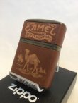 画像2: No.162 アーマータイプ CAMEL ZIPPO キャメル ブラウン革巻き z-1920
