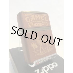 画像: No.162 アーマータイプ CAMEL ZIPPO キャメル ブラウン革巻き z-1920