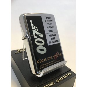 画像: No.250 007シリーズ GOLDEN EYE ZIPPO ゴールデンアイ ブラック z-1930