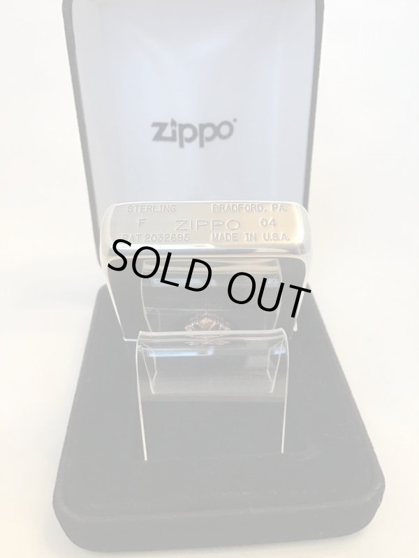 画像4: No.２３　スターリングシルバーZIPPO　１８K　メタルエンブレム付　[Z-480]