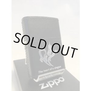画像: No.200 レザーシリーズZIPPO ブラック ドラゴン z-2011