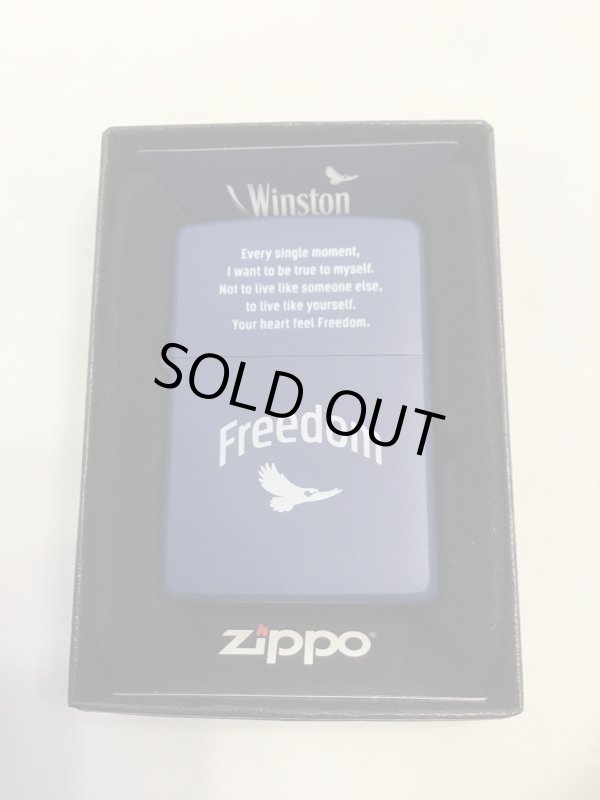 画像5: No.200 Winston ZIPPO ブルーサテン z-2025