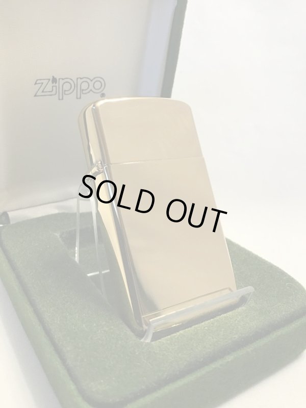 画像1: No.１５００GP-１８K　スターリングシルバーゴールドスリム　オールドロゴ　ZIPPO　[Z-457]