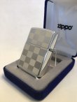 画像3: No.１５　スターリングシルバー　チェッカーＺＩＰＰＯ　[Z-296]