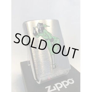 画像: No.200 ブラッシュクローム WINDY ZIPPO ウィンディ グリーン z-2190