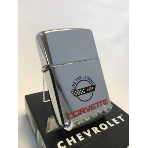 画像: No.250CH878 ハイポリッシュクローム CORVETTE ZIPPO コルベット z-2199