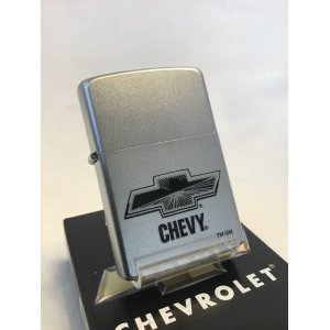 画像: No.205 サテンクローム CHEVY ZIPPO シボレーブラック z-2196