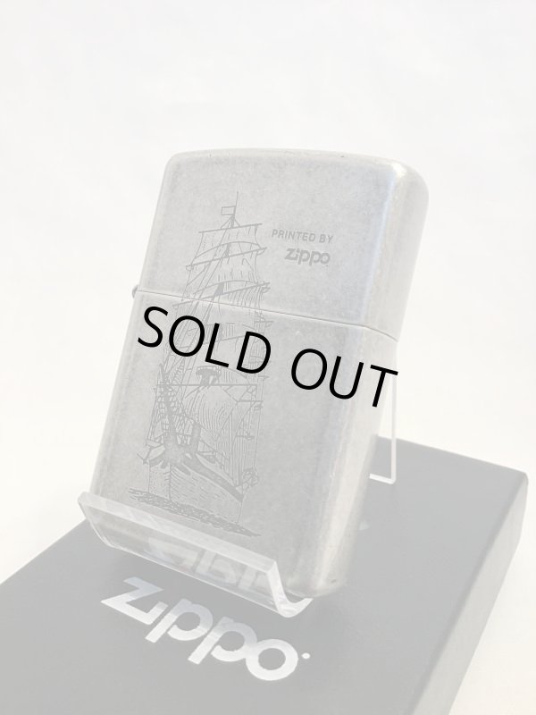 画像2: No.121FB アンティークシルバーZIPPO SALLING SHIP セーリングシップ z-2257