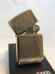 画像2: No.591G ゴールドシリーズZIPPO STRIPES&FLOWERS ストライプ&フラワー z-2260