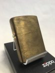 画像1: No.200 ヴィンテージZIPPO 2002年製 ブラスアンティーク z-2421