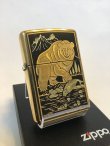 画像1: No.593 ヴィンテージZIPPO 1997年製 BEAR'S FRESH FISH クマと魚 z-2427