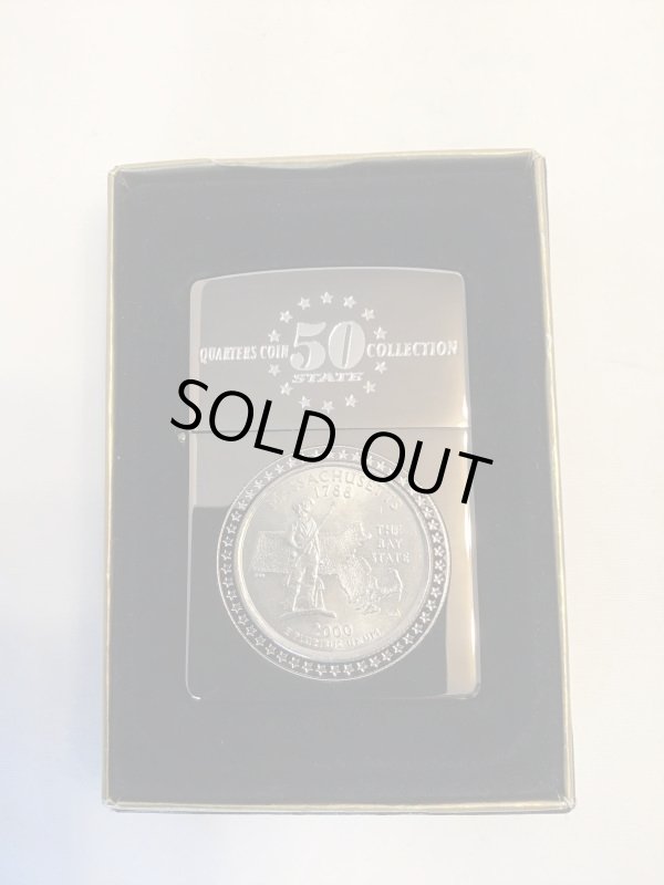 画像5: No.200 ヴィンテージZIPPO 2001年製 QUARTERS COIN 50 CLLECTION 25セントコイン50州コレクションシリーズ マサチューセッツ州 z-2432