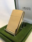 画像2: No.1500GP-18K スターリングシルバーGOLD PLATED ZIPPO 18Kゴールド・プレイト z-2446