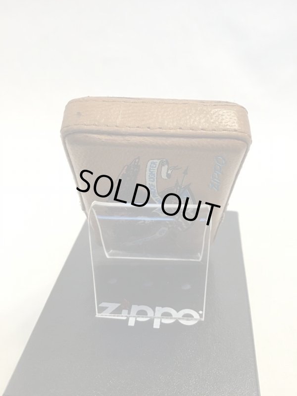 画像4: No.200 レザーシリーズZIPPO アメリカンイーグル 牛革 ブラウン z-2480