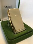 画像1: No.1500GP-18K スターリングシルバー GOLD PLATED ZIPPO 18K ゴールド・プレイト z-2565