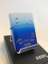 画像: No.200 オーシャンブルー WONDER D&W DOLPHINS ZIPPO ドルフィン z-2571