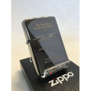 画像: No.150 PVDシリーズ BLACK ICE ZIPPO ブラックアイス 1951~1954年 キャッチフレーズ z-581