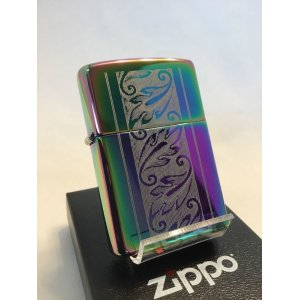 画像: No.151 PVDシリーズ SPECTRAM ZIPPO スペクトラム ゲストリーフ z-2712