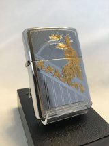 画像: No.250 ヴィンテージZIPPO 2002年製 GOLD FLOWER  z-2770