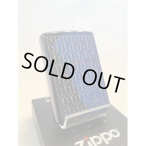 画像: No.20328 PVDシリーズZIPPO MOOD INDIGO ムードインディゴ リーフ z-2774