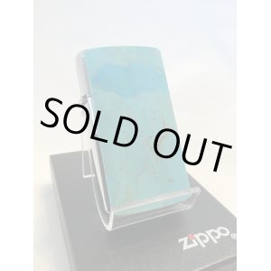 画像: No.1610 ヴィンテージZIPPO 2004年製 TURQUOISE ターコイズ スリム z-2790