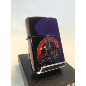 画像: No.20614 PVDシリーズ MOOD INDIGO ZIPPO ムードインディゴ ジャズン・ブルース z-2809