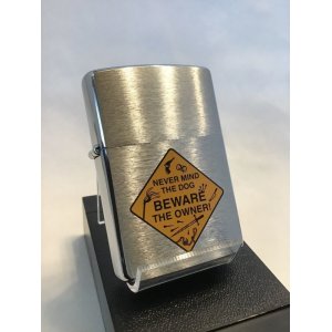 画像: No.200AR ヴィンテージZIPPO 1998年製 オーストラリア ロードサイン BEWARE OF OWNER ブィウェア オフ オーナーz-2876