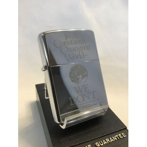 画像: No.250 ヴィンテージZIPPO 1989年製 CHANGING WORLD WE DON''T ZIPPO z-2916