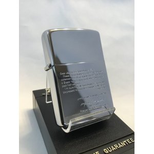 画像: No.250 ヴィンテージZIPPO 1989年製 ZIPPO社社長メッセージ z-2927