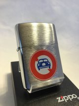 画像: No.200 ヴィンテージZIPPO 2005年製 ロードサイン 道路標識 自動車通行止め z-3029