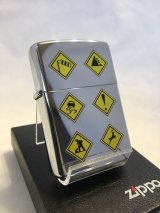 画像: No.250 ヴィンテージZIPPO 2005年製 ロードサイン道路標識 6タイプ z-1152