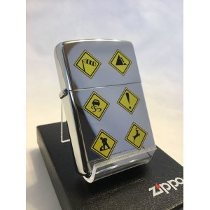 画像: No.250 ヴィンテージZIPPO 2005年製 ロードサイン道路標識 6タイプ z-1152