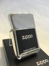 画像: No.200 ヴィンテージZIPPO 2002年製 CABON FIBER FACE カーボンファイバーフェース z-3047