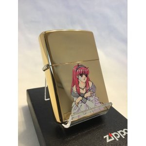 画像: No.200 キャラクターZIPPO ときめきメモリアル 藤崎詩織 ゴールド z-3058