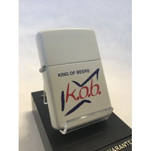 画像: No.214 ホワイトマット BUDWEISE ZIPPO バドワイザーK.O.B. z-2008