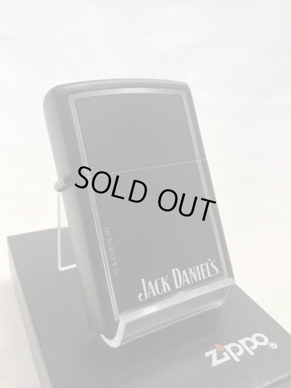 画像1: No.218 JACK DANIEL'S ZIPPO ジャック・ダニエル ブラックマット z-595