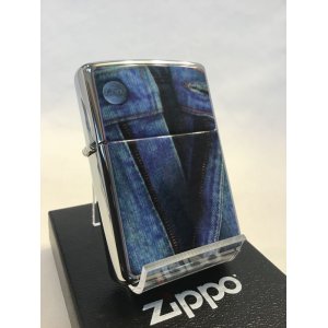 画像: No.250 JEANS ZIPPO ジーンズ D柄 z-1735