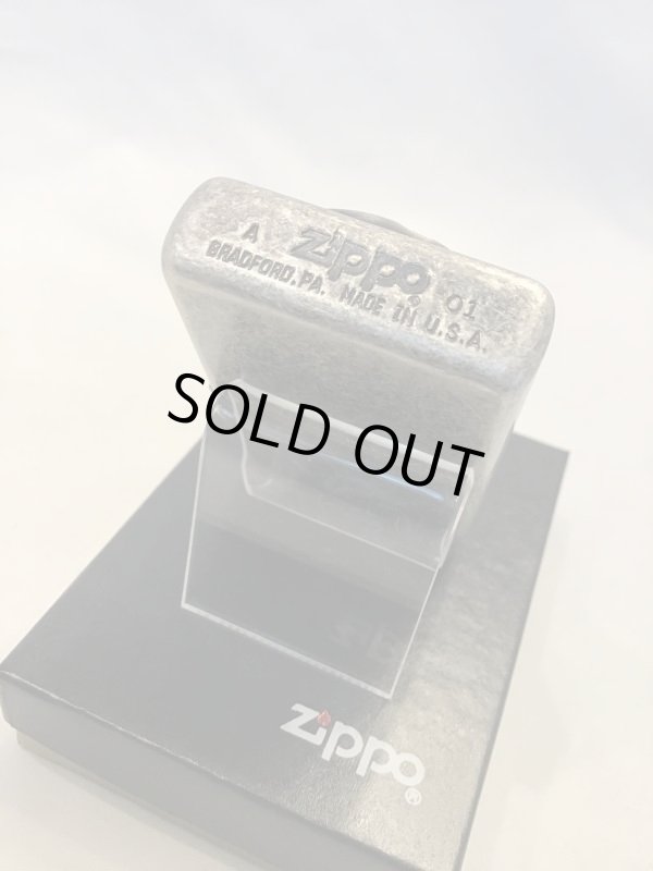 画像4: No.201FB アンティークシルバー SHERIFF ZIPPO シェルフ エンブレム z-3304