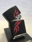 画像2: No.200 レザーシリーズZIPPO 牛革巻き　ブラック　トライバルステッチ 208