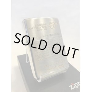 画像: No.200 トライアル商品 関西国際空港オープン記念ZIPPO シリアルNo.0000 z-1047