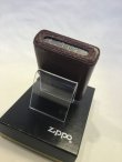 画像4: No.200 レザーシリーズZIPPO ドイツBOX 牛革 ブラウン z-1402